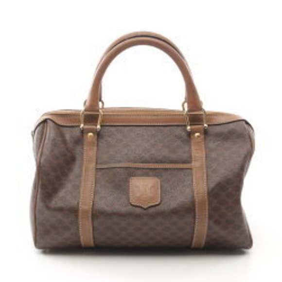 Celine Macadam handbag Leather brown - Picture 1 of 8